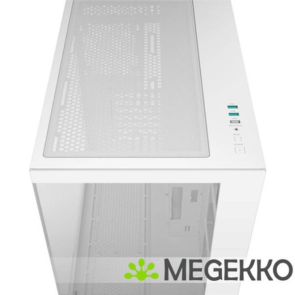 Grote foto deepcool cg530 wh midi tower wit computers en software behuizingen en kasten
