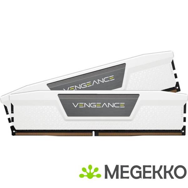 Grote foto corsair ddr5 vengeance 2x16gb 6000 white computers en software harde schijven
