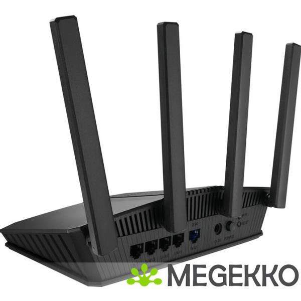 Grote foto asus rt be55 draadloze router 2.5 gigabit ethernet dual band 2.4 ghz 5 ghz zwart computers en software netwerkkaarten routers en switches