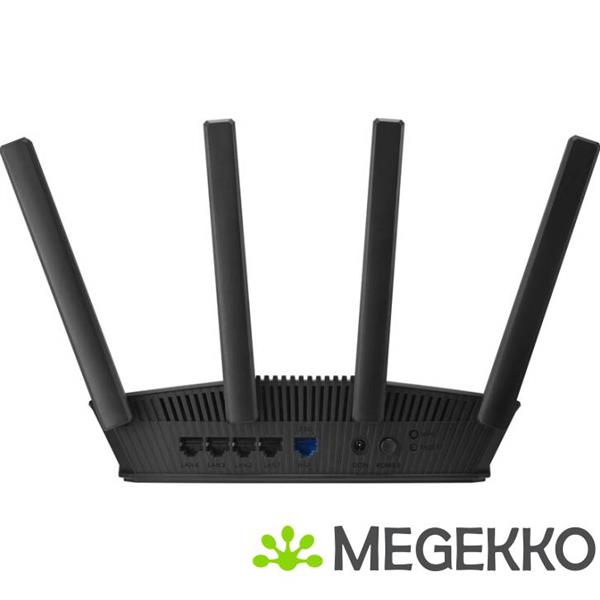 Grote foto asus rt be55 draadloze router 2.5 gigabit ethernet dual band 2.4 ghz 5 ghz zwart computers en software netwerkkaarten routers en switches