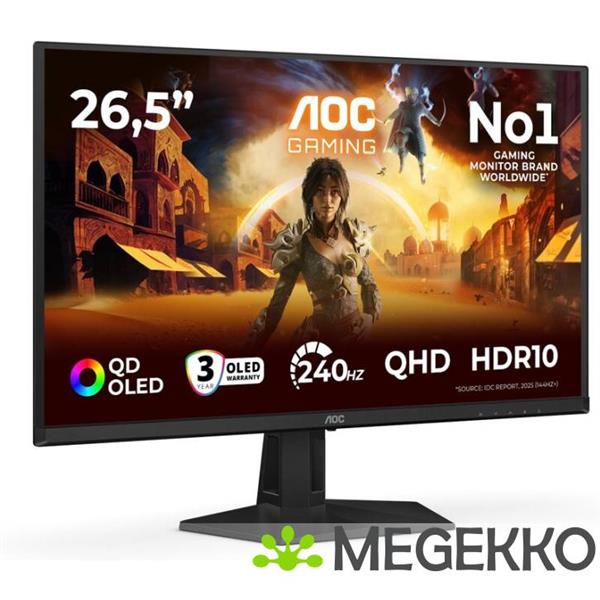 Grote foto aoc q27g41zdf 27 quad hd 240hz oled monitor computers en software overige computers en software