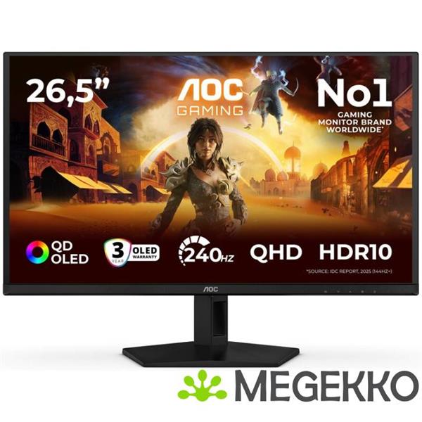 Grote foto aoc q27g41zdf 27 quad hd 240hz oled monitor computers en software overige computers en software