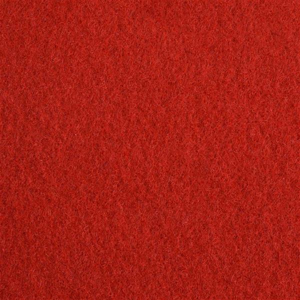 Grote foto vidaxl tapijt effen rood 1 x 24 m stof tuin en terras overige tuin en terras