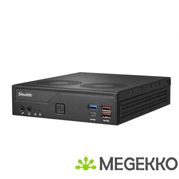 Grote foto shuttle slim pc dh770 s1700 2x hdmi 2x dp 2x 2.5g lan 2x com 8x usb 1x 2.5 2x m.2 24 7 p computers en software overige computers en software