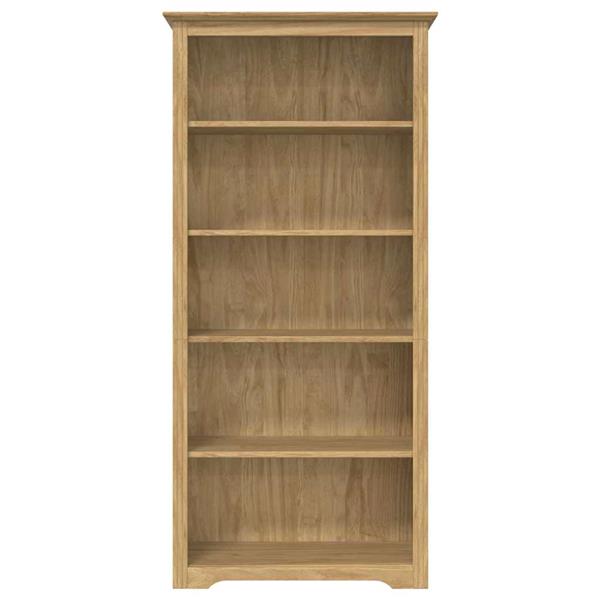Grote foto vidaxl boekenkast bodo honingbruin 82 x 40 x 173 cm bewerkt hout huis en inrichting overige