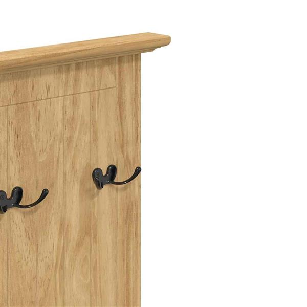 Grote foto vidaxl hal kast bodo honingbruin 50 x 40 x 156 7 cm massief grenenhout huis en inrichting overige huis en inrichting