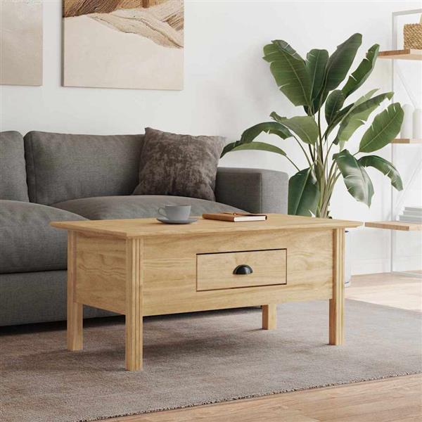 Grote foto vidaxl salontafel bodo honingbruin 100 x 55 x 45 8 cm bewerkt hout huis en inrichting eettafels