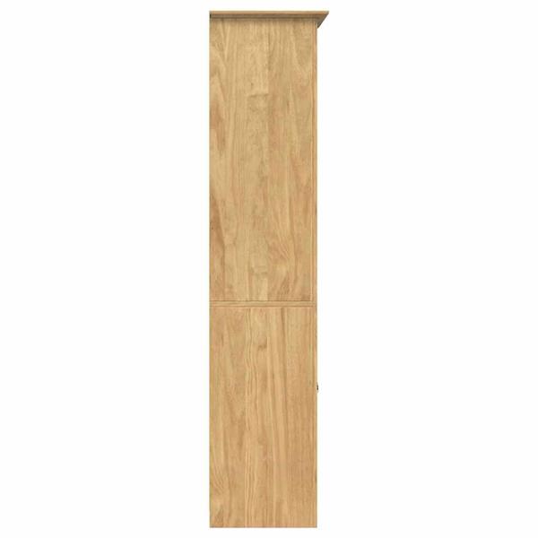 Grote foto vidaxl boekenkast bodo honingbruin 82 x 40 x 173 cm bewerkt hout huis en inrichting overige