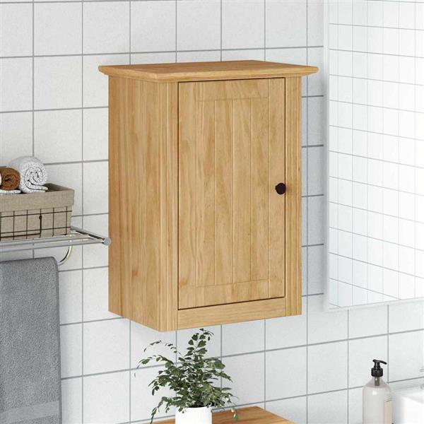 Grote foto vidaxl badkamer wandkast bodo honingbruin 44 x 30 x 60 cm bewerkt hout huis en inrichting complete badkamers