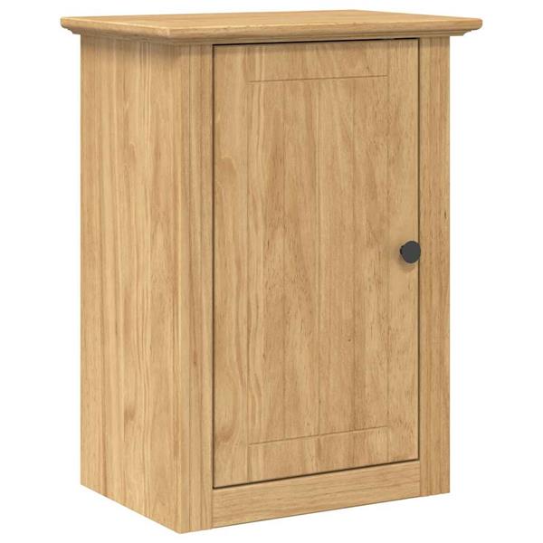 Grote foto vidaxl badkamer wandkast bodo honingbruin 44 x 30 x 60 cm bewerkt hout huis en inrichting complete badkamers