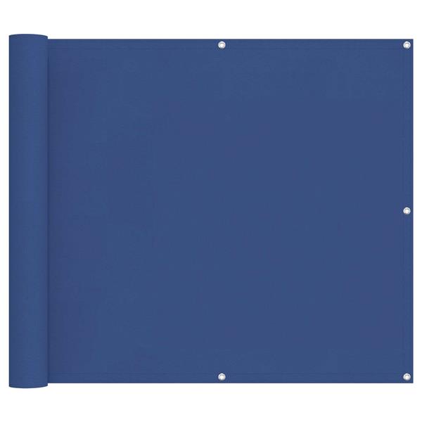 Grote foto vidaxl balkon scherm blauw 100 x 400 cm oxford stof tuin en terras overige tuin en terras