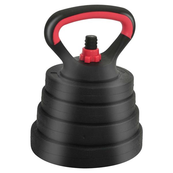 Grote foto vidaxl 4 in 1 dumbbell barbell kettlebell set 30 kg zwart en rood sport en fitness fitness