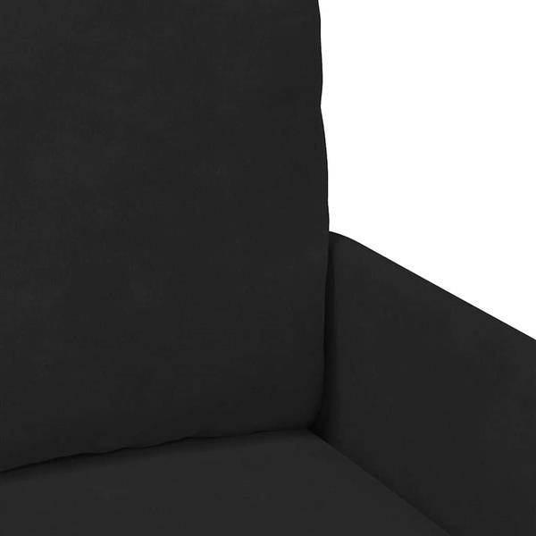 Grote foto vidaxl banken met kussen 110cm zwart multiplex huis en inrichting bankstellen