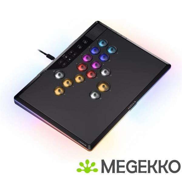 Grote foto corsair novablade pro draadloze hall effect fight controller zwart computers en software overige computers en software