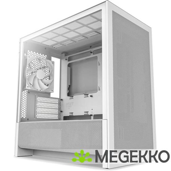 Grote foto nzxt h3 flow white computers en software behuizingen en kasten