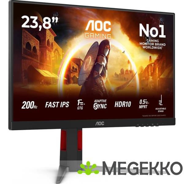 Grote foto aoc 24g4ha 24 full hd 200hz ips gaming monitor computers en software overige computers en software