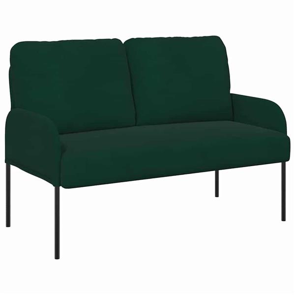 Grote foto vidaxl banken met kussen 110cm donkergroen multiplex huis en inrichting bankstellen