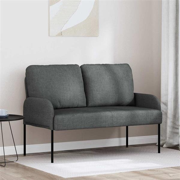 Grote foto vidaxl banken met kussen 110cm donkergrijs multiplex huis en inrichting bankstellen