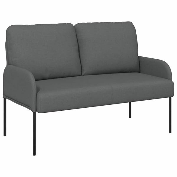 Grote foto vidaxl banken met kussen 110cm donkergrijs multiplex huis en inrichting bankstellen