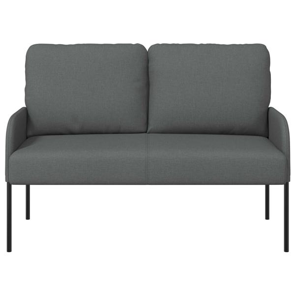 Grote foto vidaxl banken met kussen 110cm donkergrijs multiplex huis en inrichting bankstellen