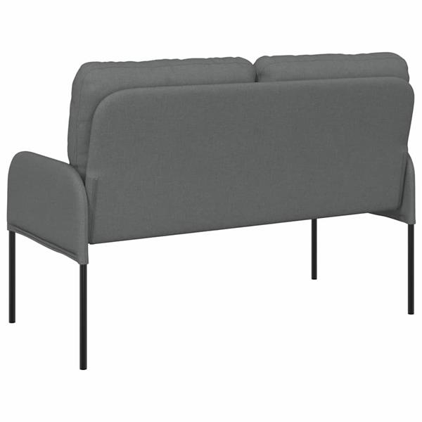 Grote foto vidaxl banken met kussen 110cm donkergrijs multiplex huis en inrichting bankstellen