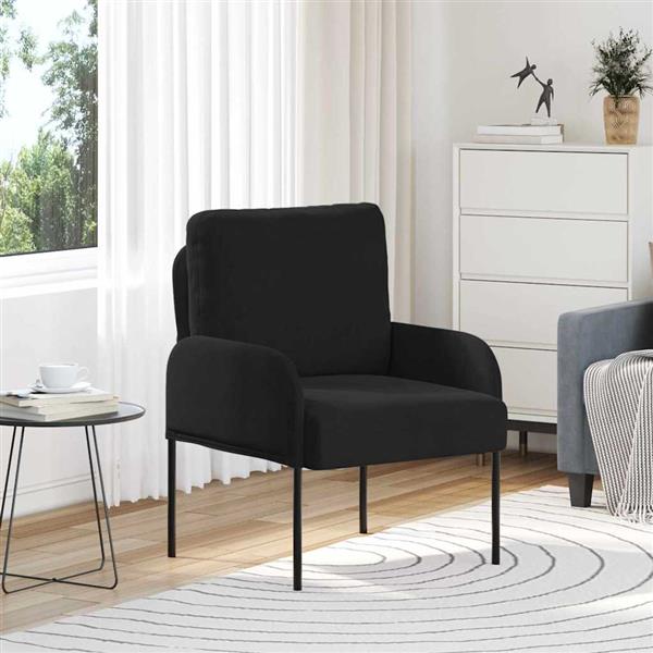 Grote foto vidaxl banken met kussen 55cm zwart multiplex huis en inrichting bankstellen