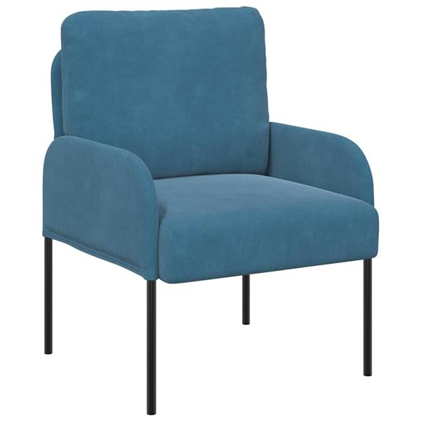 Grote foto vidaxl banken met kussen 55cm blauw multiplex huis en inrichting bankstellen