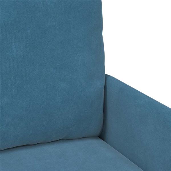 Grote foto vidaxl banken met kussen 55cm blauw multiplex huis en inrichting bankstellen