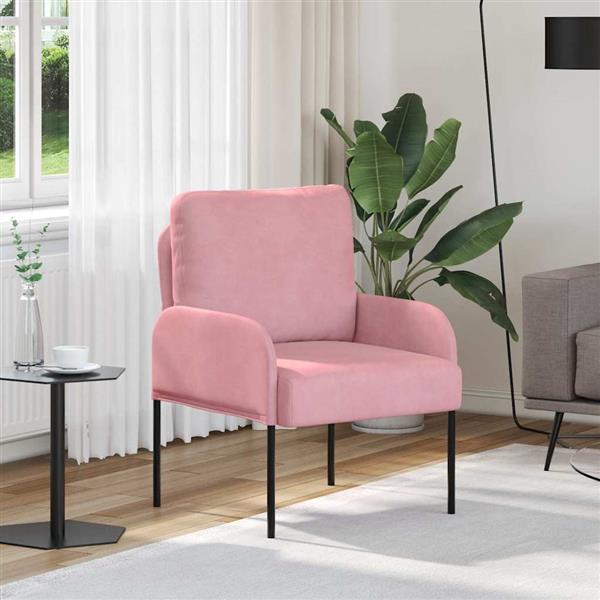 Grote foto vidaxl banken met kussen 55cm roze multiplex huis en inrichting bankstellen