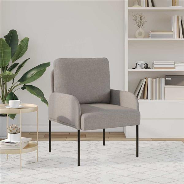 Grote foto vidaxl banken met kussen 55cm taupe multiplex huis en inrichting bankstellen