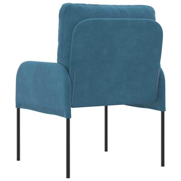 Grote foto vidaxl banken met kussen 55cm blauw multiplex huis en inrichting bankstellen
