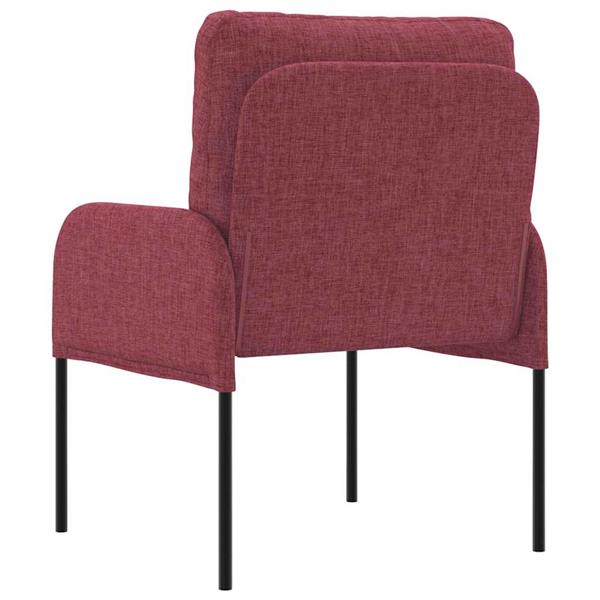 Grote foto vidaxl banken met kussen 55cm wijnrood multiplex huis en inrichting bankstellen
