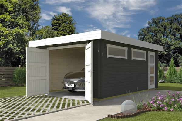 Grote foto nieuw modern houten garage canberra tuin en terras tuinhuisjes en blokhutten