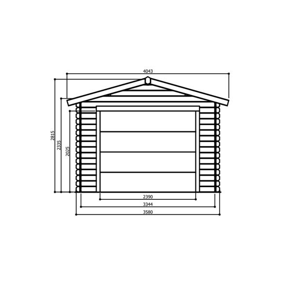 Grote foto garage traditional autoclave s8330 1 tuin en terras tuinhuisjes en blokhutten