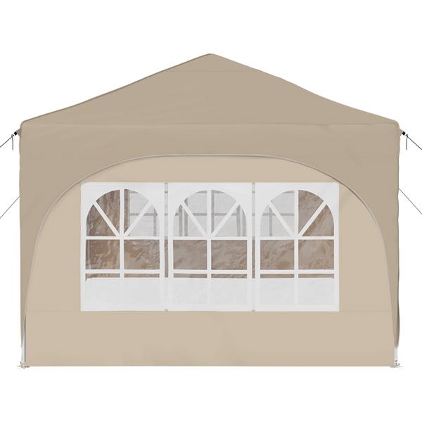 Grote foto vidaxl pop up partytent 575 x 288 x 245 cm cr mekleurig oxford stof tuin en terras overige tuin en terras