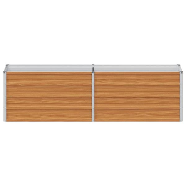 Grote foto vidaxl verhoogde plantenbak licht bruin 160 x 40 x 45 cm tuin en terras overige tuin en terras