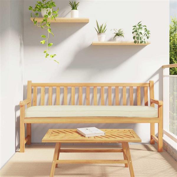 Grote foto vidaxl palet kussen cr me 180 x 40 x 8 cm oxford stof huis en inrichting woningdecoratie