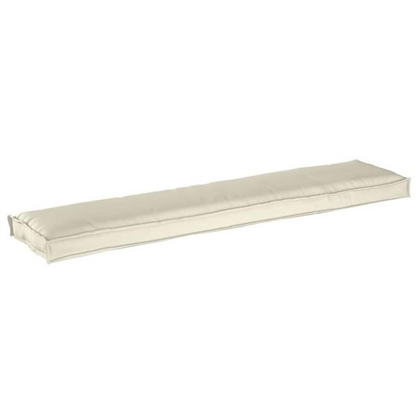 Grote foto vidaxl palet kussen cr me 180 x 40 x 8 cm oxford stof huis en inrichting woningdecoratie