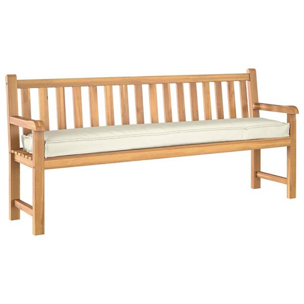 Grote foto vidaxl palet kussen cr me 180 x 40 x 8 cm oxford stof huis en inrichting woningdecoratie