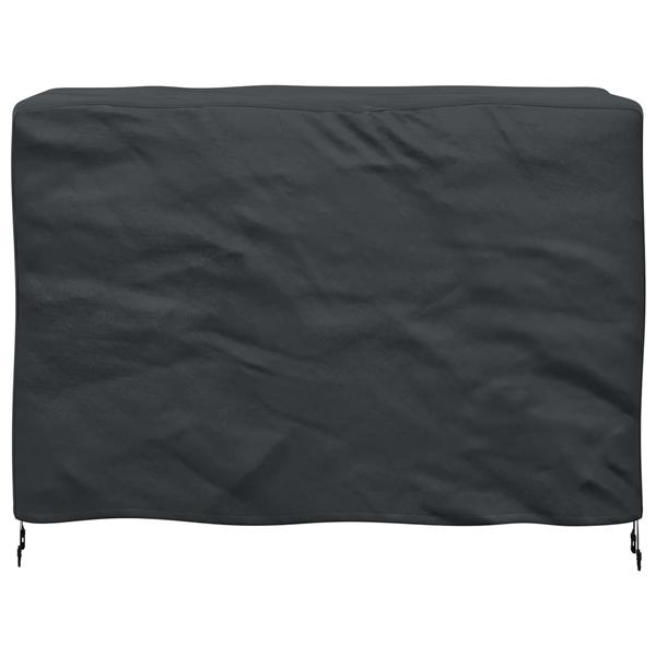 Grote foto vidaxl meubelhoes effen zwart 140 x 70 x 90 cm 210d tuin en terras tuinmeubelen
