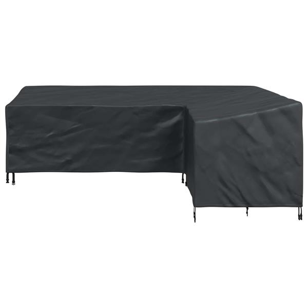 Grote foto vidaxl meubelhoes zwart 250 x 180 x 80 cm 210d oxford stof tuin en terras tuinmeubelen