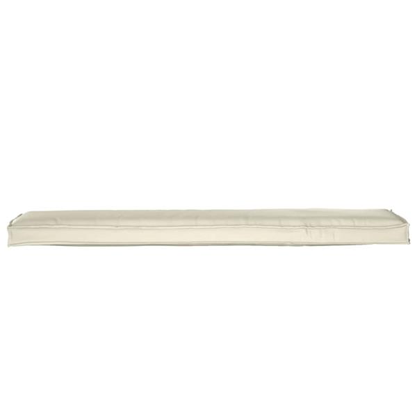 Grote foto vidaxl palet kussen cr me 180 x 40 x 8 cm oxford stof huis en inrichting woningdecoratie