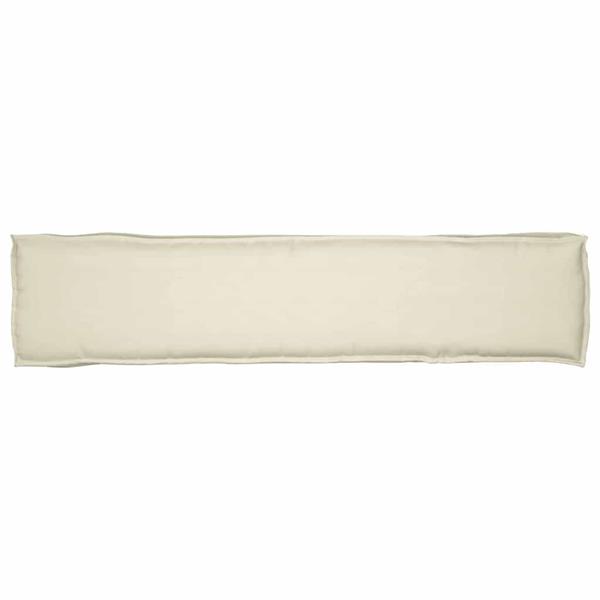 Grote foto vidaxl palet kussen cr me 180 x 40 x 8 cm oxford stof huis en inrichting woningdecoratie
