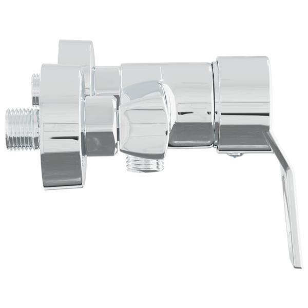 Grote foto vidaxl douchemengkraan chroom g 1 2 inch messing doe het zelf en verbouw sanitair