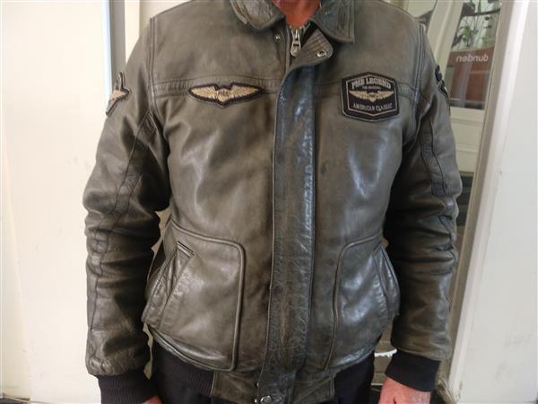 Grote foto leren jas pme american classic kleding heren jassen zomer