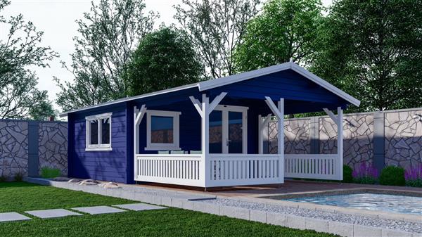 Grote foto nieuw blokhut 50mm chalet 5 4 3 tuin en terras tuinhuisjes en blokhutten