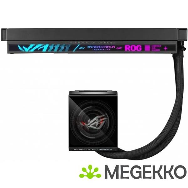 Grote foto asus rog strix lc iv 360 argb lcd zwart computers en software overige computers en software