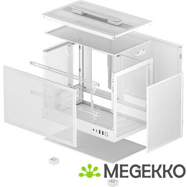 Grote foto deepcool ch160 mesh wh wit computers en software behuizingen en kasten