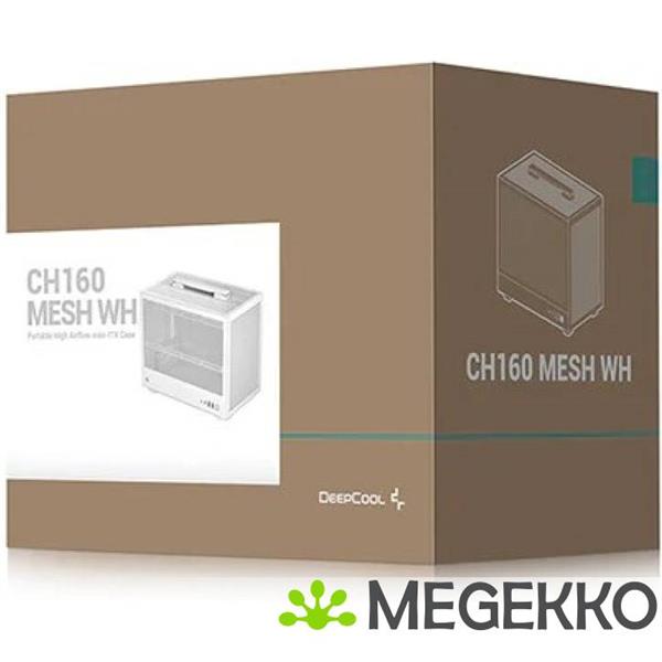 Grote foto deepcool ch160 mesh wh wit computers en software behuizingen en kasten