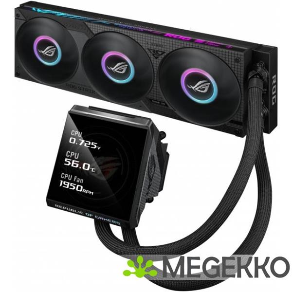 Grote foto asus rog strix lc iv 360 argb lcd zwart computers en software overige computers en software